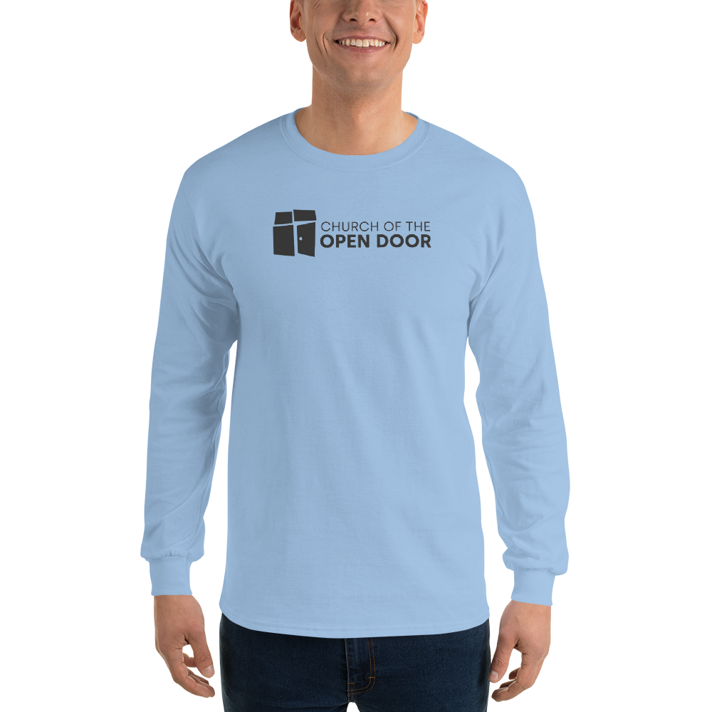 Open Door Long Sleeve Shirt (Gray Logo)