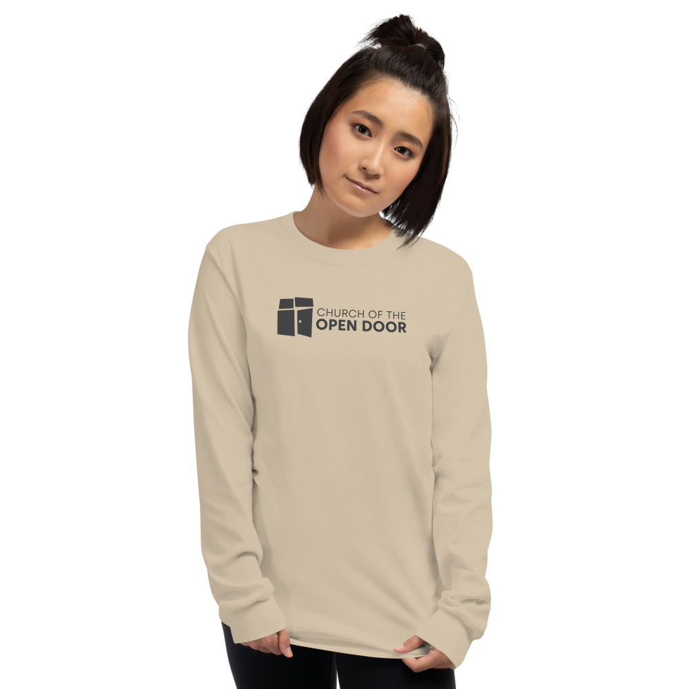Open Door Long Sleeve Shirt (Gray Logo)
