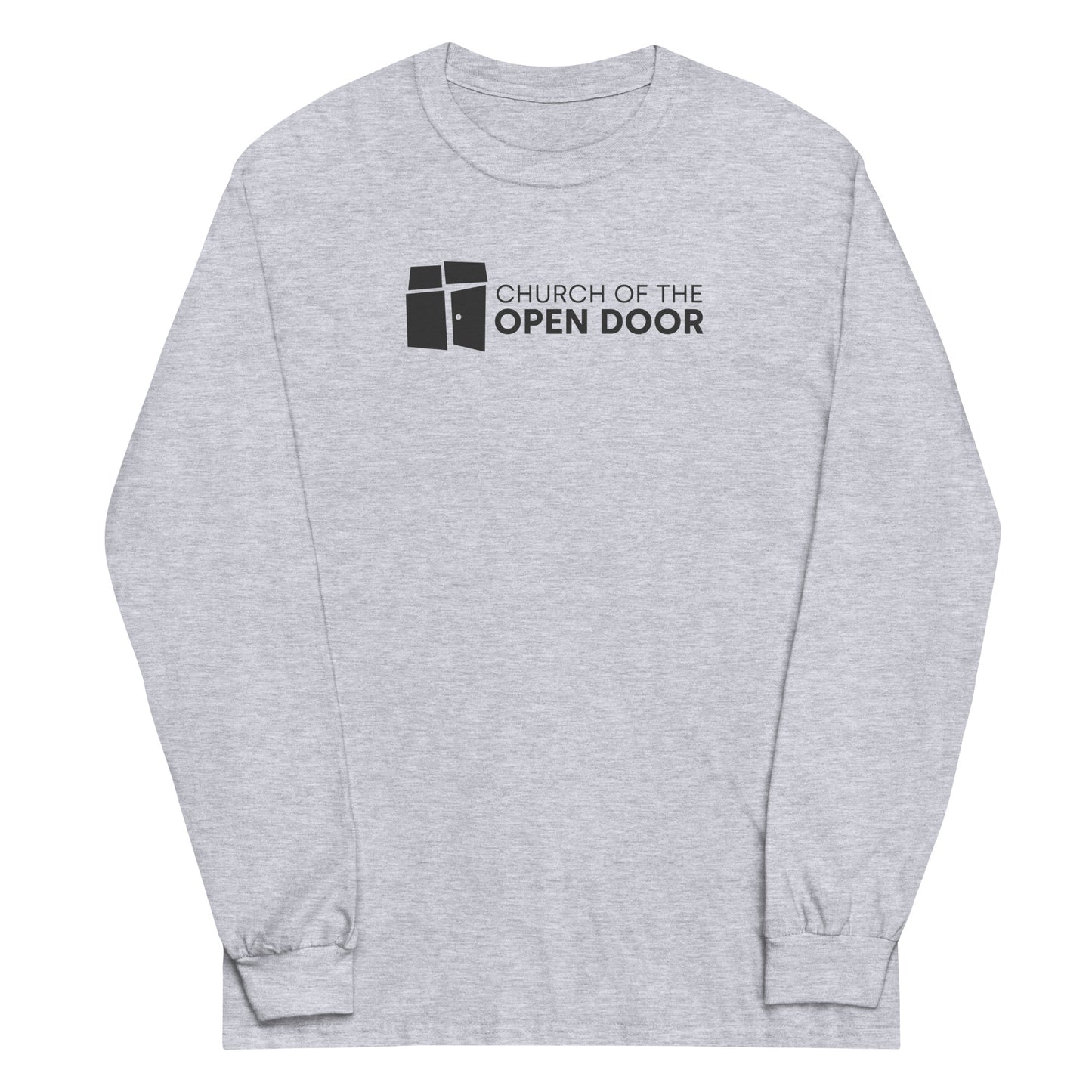 Open Door Long Sleeve Shirt (Gray Logo)