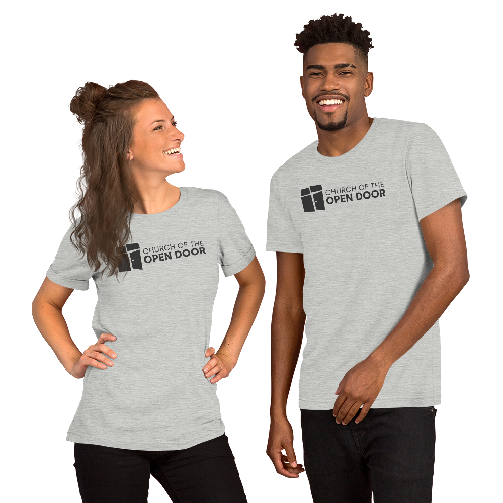 Open Door T-Shirt (Gray Logo)