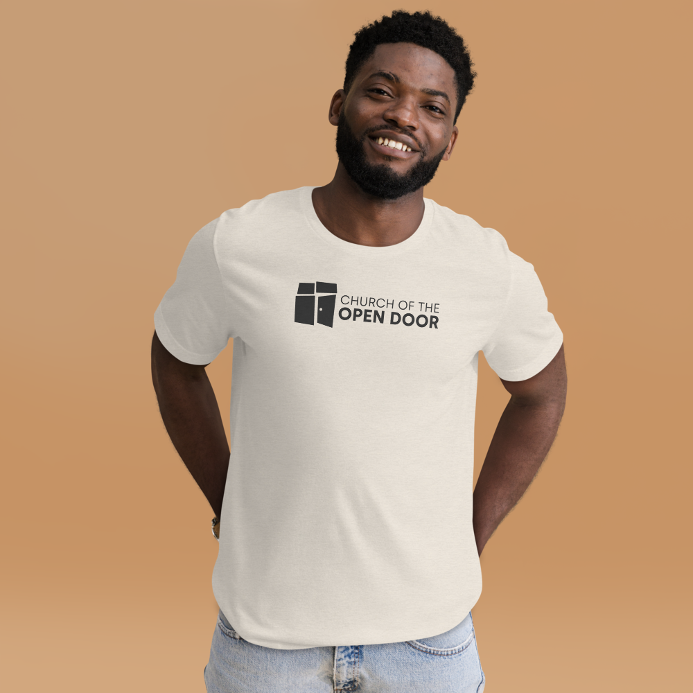 Open Door T-Shirt (Gray Logo)
