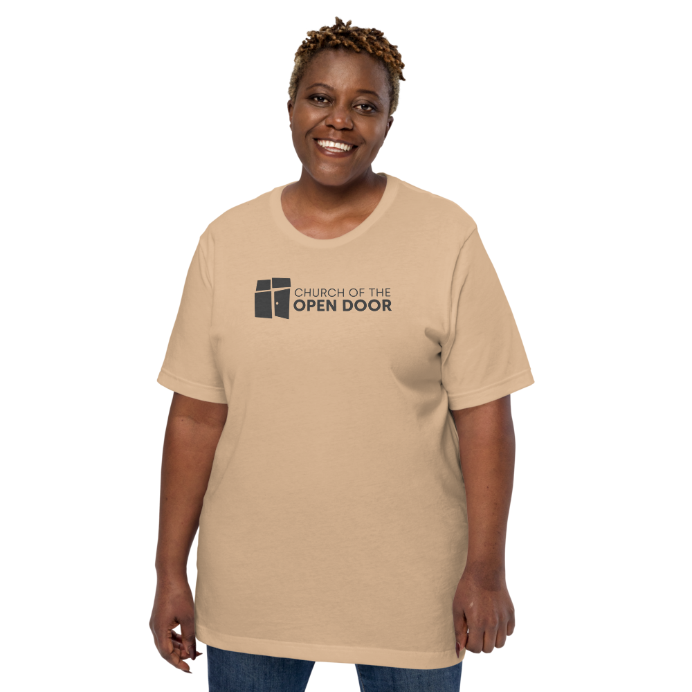 Open Door T-Shirt (Gray Logo)